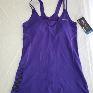 Reebok athletic tank with built in bra NWT